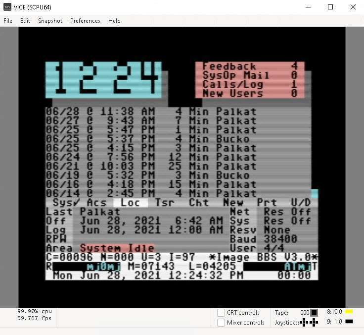 DOWNLOAD: Installing Image BBS 3.0 in VICE