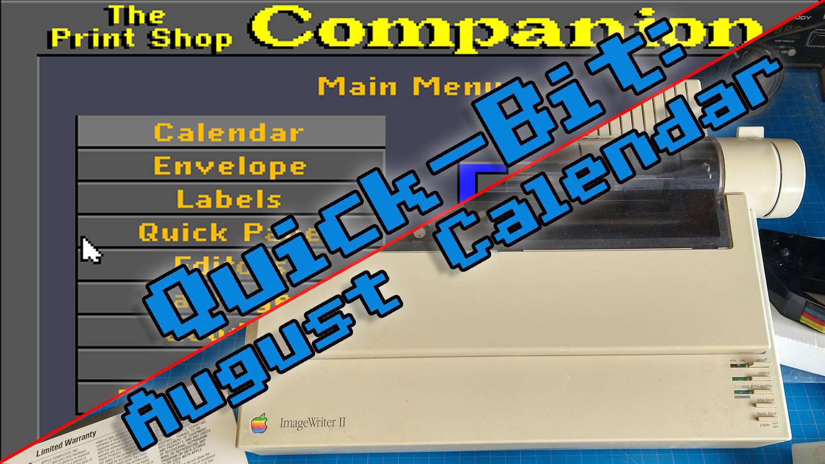 Quick-Bit: August Calendar 2021