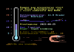 Live bath temperature reports updated between each call with turd values