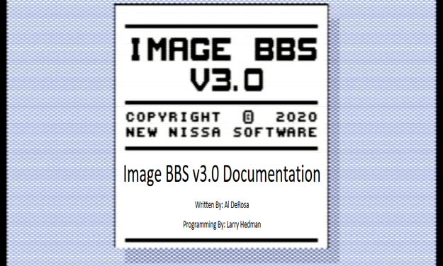 Image BBS v3.0 Documentation