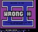 The Wrong Number ][ BBS Retro 1993!!