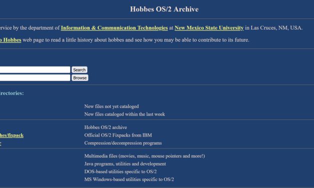 Hobbes OS/2 Server…