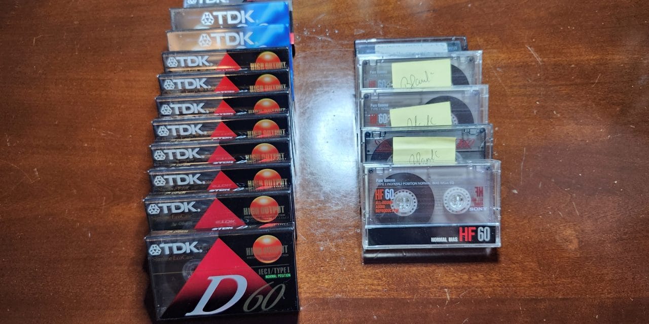 Some more tapes…