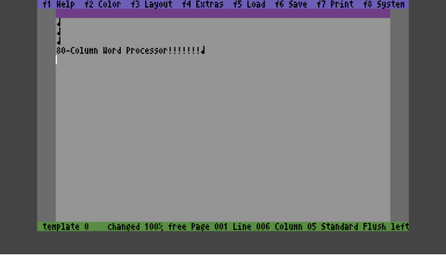 JASWORD – Modern 80-Column Word Processor for the Commodore 64