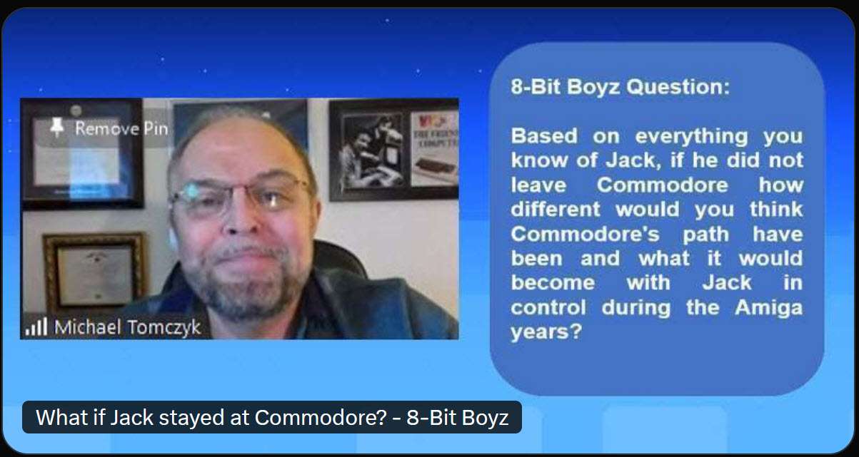 Today Commodore Made….