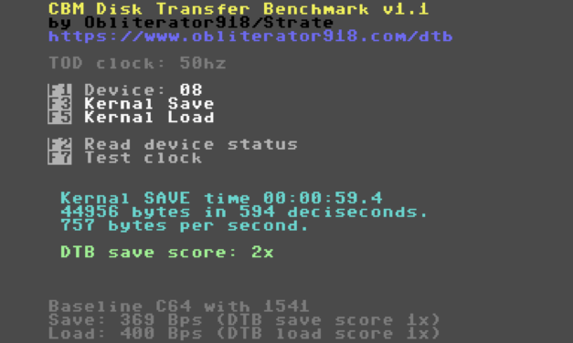 CBM Disk Transfer Benchmark v1.1