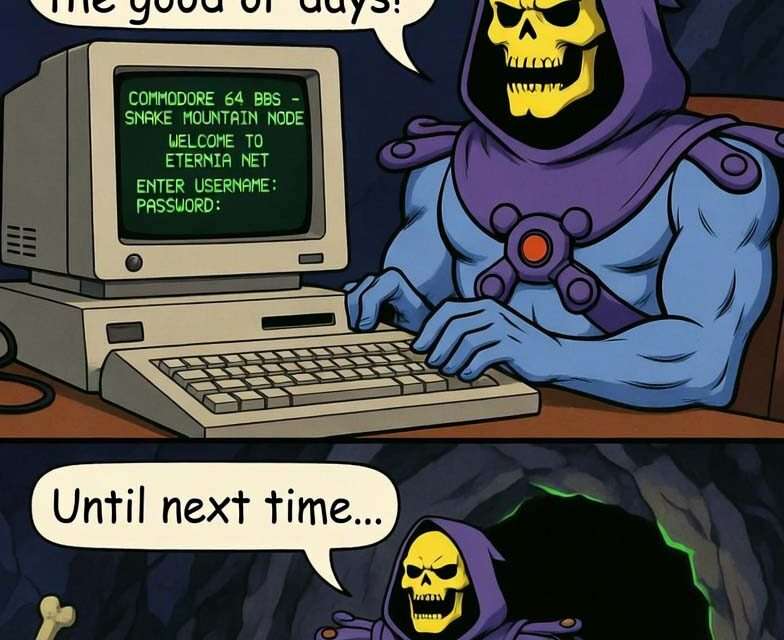#Commodore BBSing #MOTU style!!