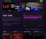 The Tentacle BBS portal with the door catalog